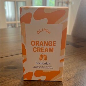 Homesick Candles x Olipop Orange Cream Scented Candle